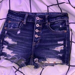 American Eagle Outfitters Dark Blue Jean Shorts